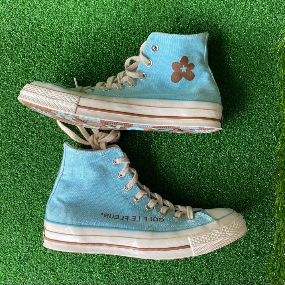 Converse CHUCK 70 HI " GOLF LE FLEUR" Unisex Blue Sz 7 Mens / 9 Women’s